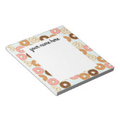 Personalized Donuts Notepad Notitieblok (Schuin)