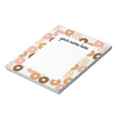 Personalized Donuts Notepad Notitieblok (Gedraaid)
