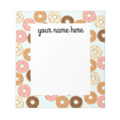 Personalized Donuts Notepad Notitieblok (Voorkant)