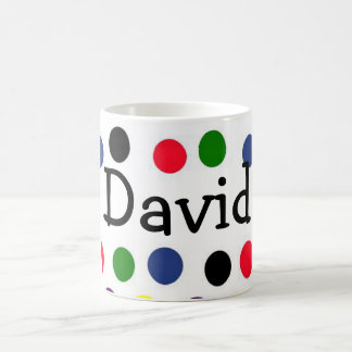 Personalized Doted Mug Koffiemok