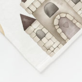 Personalized Dragon Baby Blanket with Name Fleece Deken (Hoek)