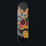 Personalized Dragon Skateboard<br><div class="desc">Personalized bold Asian art dragon skateboard with your initials in the middle.</div>