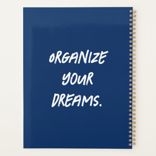 Personalized Dreamy Moon Cat Starry Night Planner (Dos)