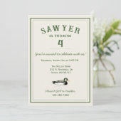 Personalized Duck Birthday Kaart (Staand voorkant)