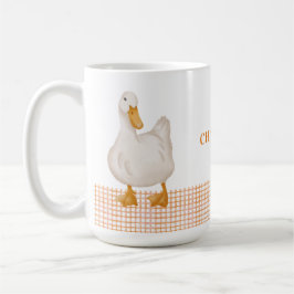 Personalized Duck – Cute Farm Animal Design Koffiemok