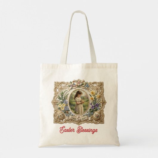 Personalized Easter Blessings Tote Bag (Dos)