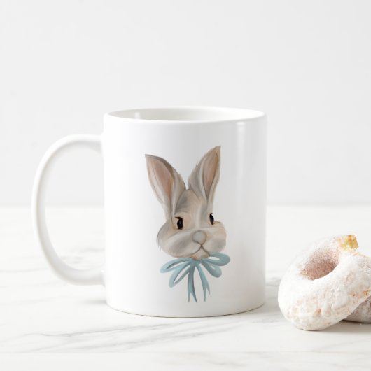 Personalized Easter Bunny Mug (Avec donut)