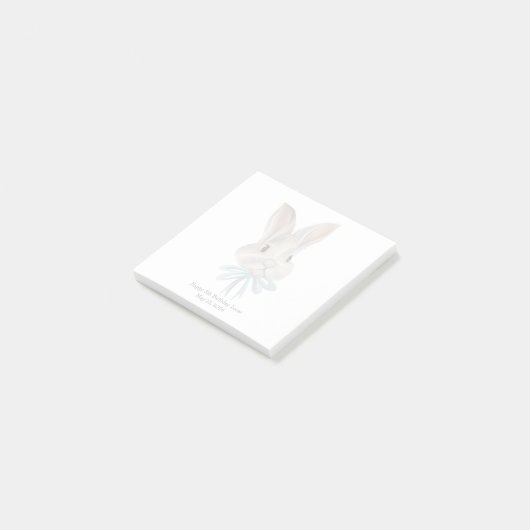 Personalized Easter Bunny Post-it Notes  (Incliné)