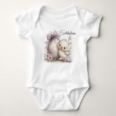 Personalized Easter Chick Illustration Romper (Voorkant)