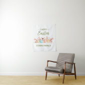 Personalized Easter Party Wall Tapestry Wandkleed (In situ)