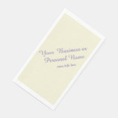 personalized ecru color  servet (Hoek)