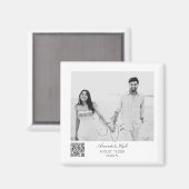 Personalized editable Save the Date magnet (Recto/Verso)