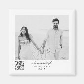 Personalized editable Save the Date magnet (Devant)