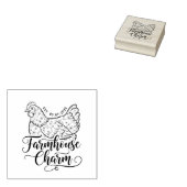 Personalized egg stamp, personalized fresh egg  Rubberstempel (Gestempeld)