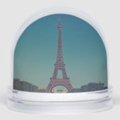 Personalized Eiffel Tower Snow Globe Custom Design (Avant)