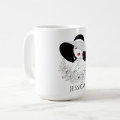 Personalized Elegant Lady Coffee Mug (Devant gauche)