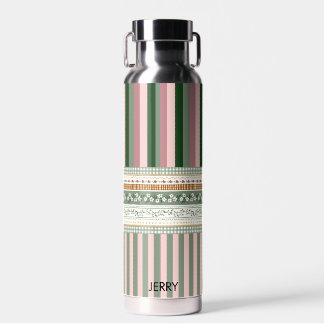 Personalized Elegant Pattern Water Bottle Waterfles