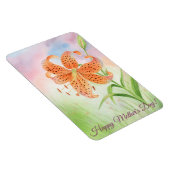 Personalized Elegant Tiger Lily Magneet (Rechterzijde)