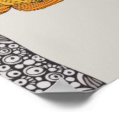 Personalized Elephant Name Kids Room Poster (Coin)