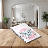 Personalized Elephant Notebook Notitieboek