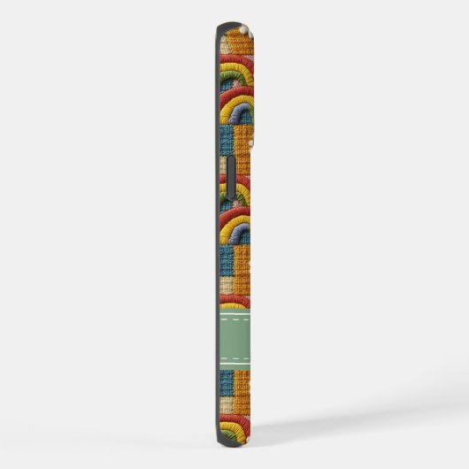 Personalized Embroidered Rainbow Phone Case (Côté droit)