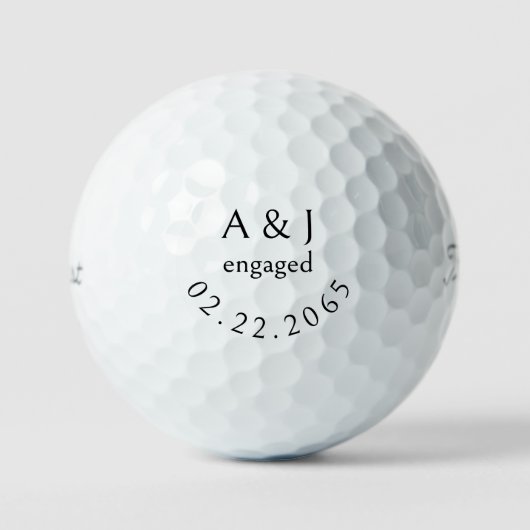 Personalized Engagement Titleist Pro V1 II Golfballen (Voorkant)