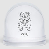 Personalized English Bulldog Dog Christmas (Avant)