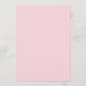 Personalized Event Menu with Photo and Pink (Dos)