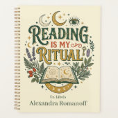 Personalized Ex Libris Reading Is My Ritual (Devant)