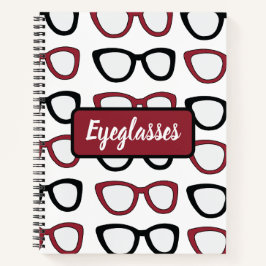 Personalized Eyeglasses Spectacles Optician  Notitieboek