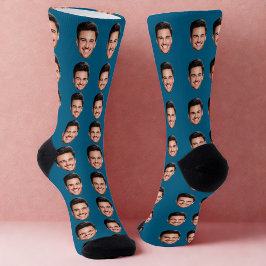 Personalized Face Photo Socks Sokken
