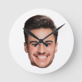 Personalized Face Ronde Klok (Voorkant)
