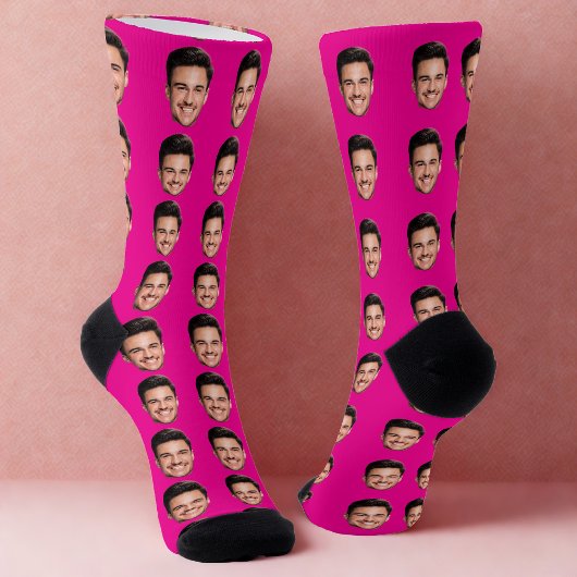 Personalized Face Socks, Funny Gift with Your Face Sokken