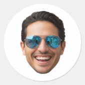 Personalized Face Stickers Photo Custom Face (Voorkant)