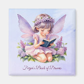 Personalized Fairy Art Freya Dreams Magnet (Devant)