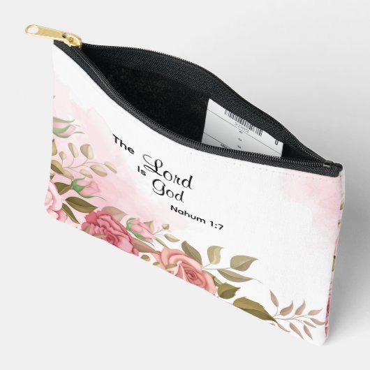 Personalized Faith-Based Nahum 1:7 Etui (Open)