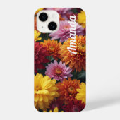 Personalized Fall Blossoms –Slim Fit iPhone Hoesje (Achterkant)