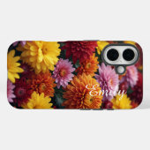 Personalized Fall Blossoms –Tough Case iPhone 16 (Achterkant (horizontaal))