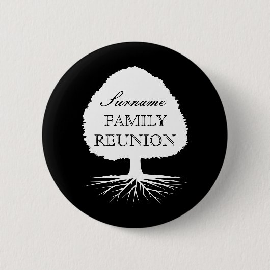 Personalized familiy reunion familiy tree buttons (Voorkant)