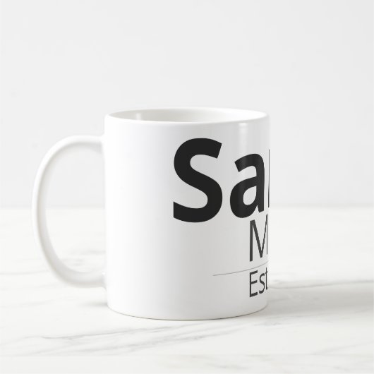 Personalized Family Mug – Custom Name & Role Gift (Gauche)