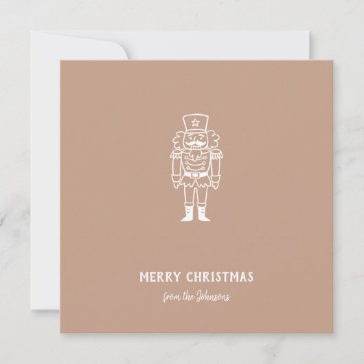 Personalized Family Name Merry Christmas Prince Kaart (Voorkant)