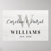 Personalized Family Name Wall Art Custom Print (Voorkant)