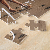 Personalized Family Photo and Text Jigsaw Puzzle (Côté)