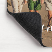 Personalized Family Photo and Text Muismat (Hoek)