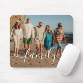 Personalized Family Photo and Text Muismat (Met muis)