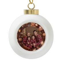 Personalized Family Photo Christmas Ornament