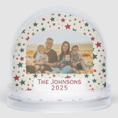 Personalized Family Photo Christmas Stars (Avant)