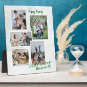 Personalized Family Photo Collage Plaque  (Côté)