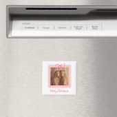 Personalized Family Photo Merry Christmas Magnet (In Situ (Lave-vaisselle))