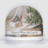 Personalized Family Photo Snow Globe (Avant)
